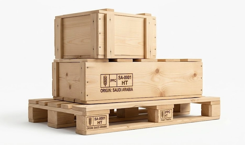 Heat Treated Pallet and Boxes